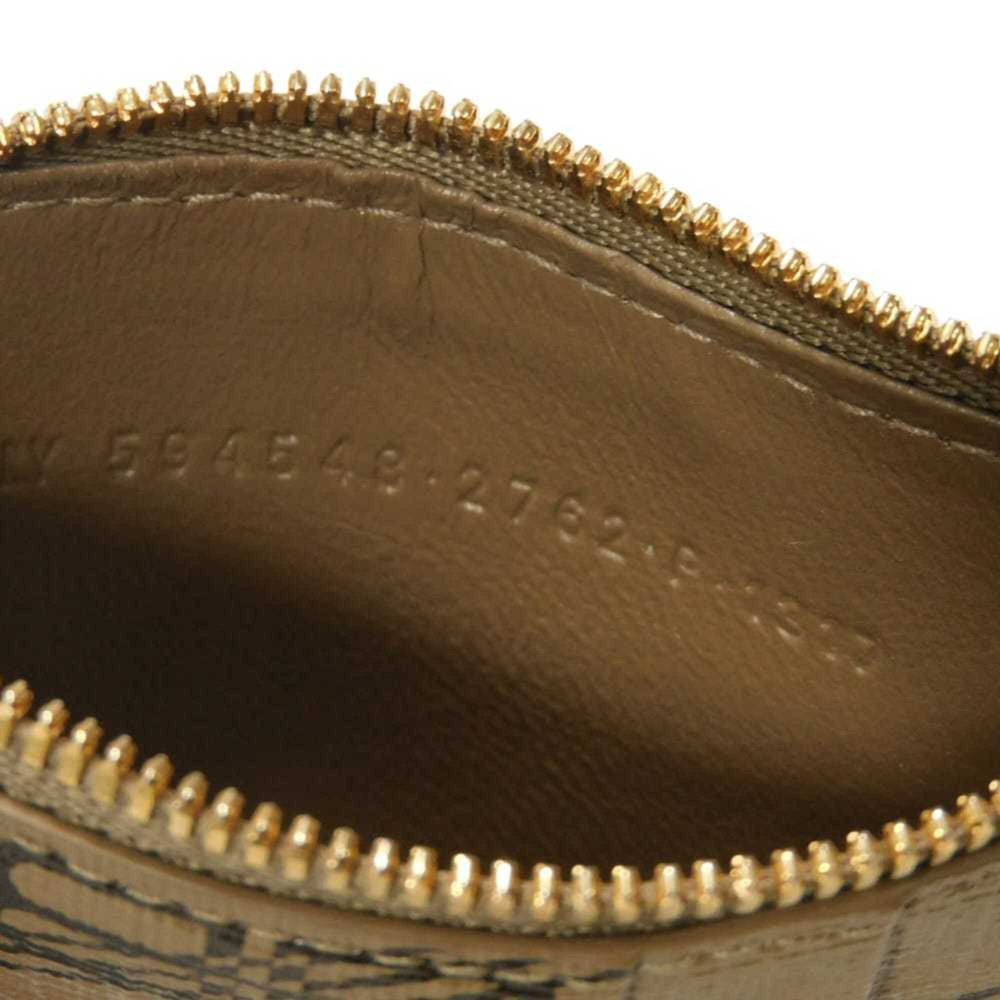 Balenciaga coin case, cash fragment strap, BB logo, card unused, new beige, 594548 210DA 2762, men's wallet — New - Store Return
