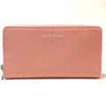BALENCIAGA 419805 Exclusive Women's Leather Long Wallet with Zip-Around Design in Pink Beige