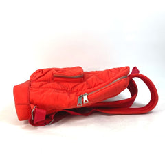 BOTTEGA VENETA 652188 Maxi Intrecciato bag Backpack Tomato Red — Like New