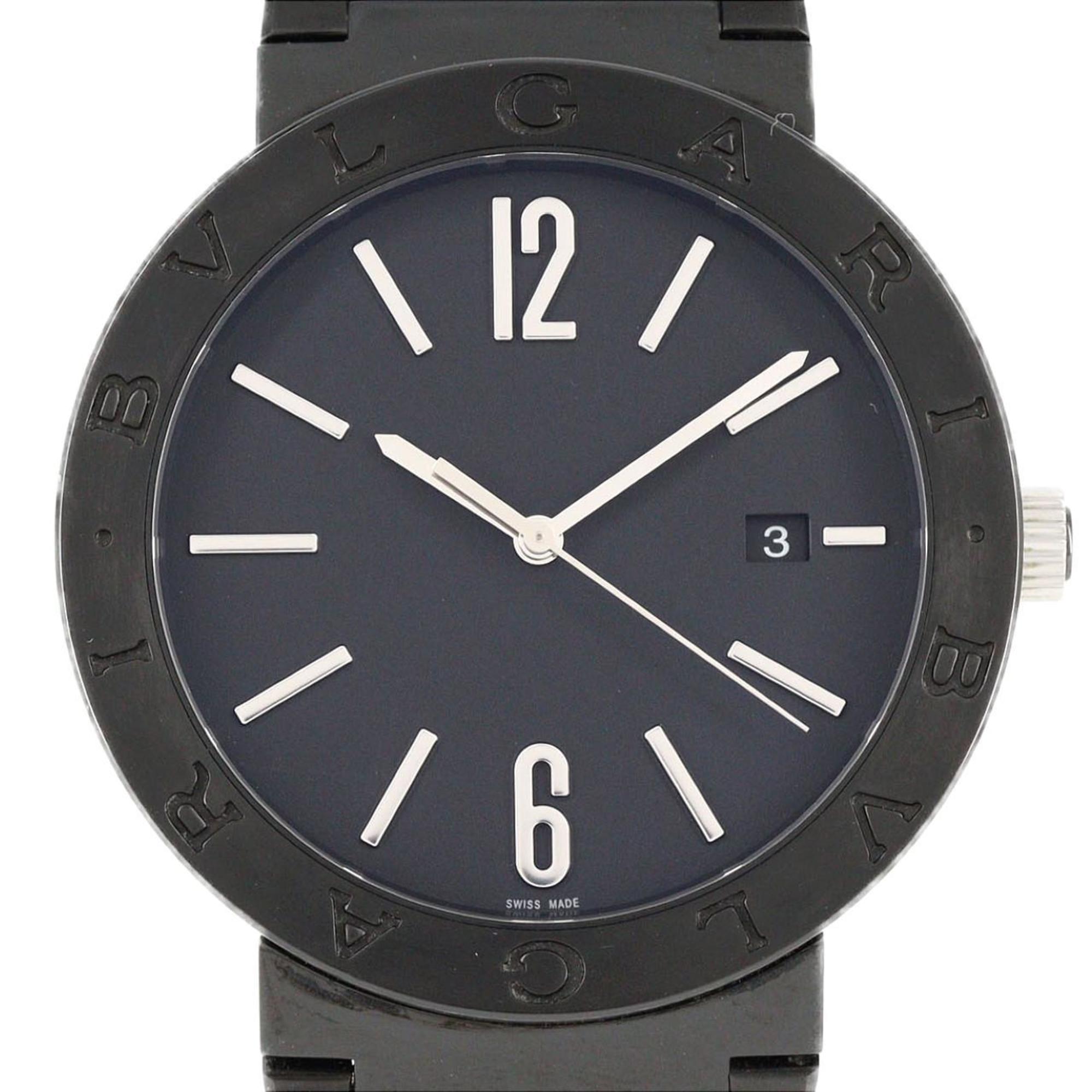 Bvlgari DLC BB41S 103540 Stainless Steel Automatic Watch — Very Good