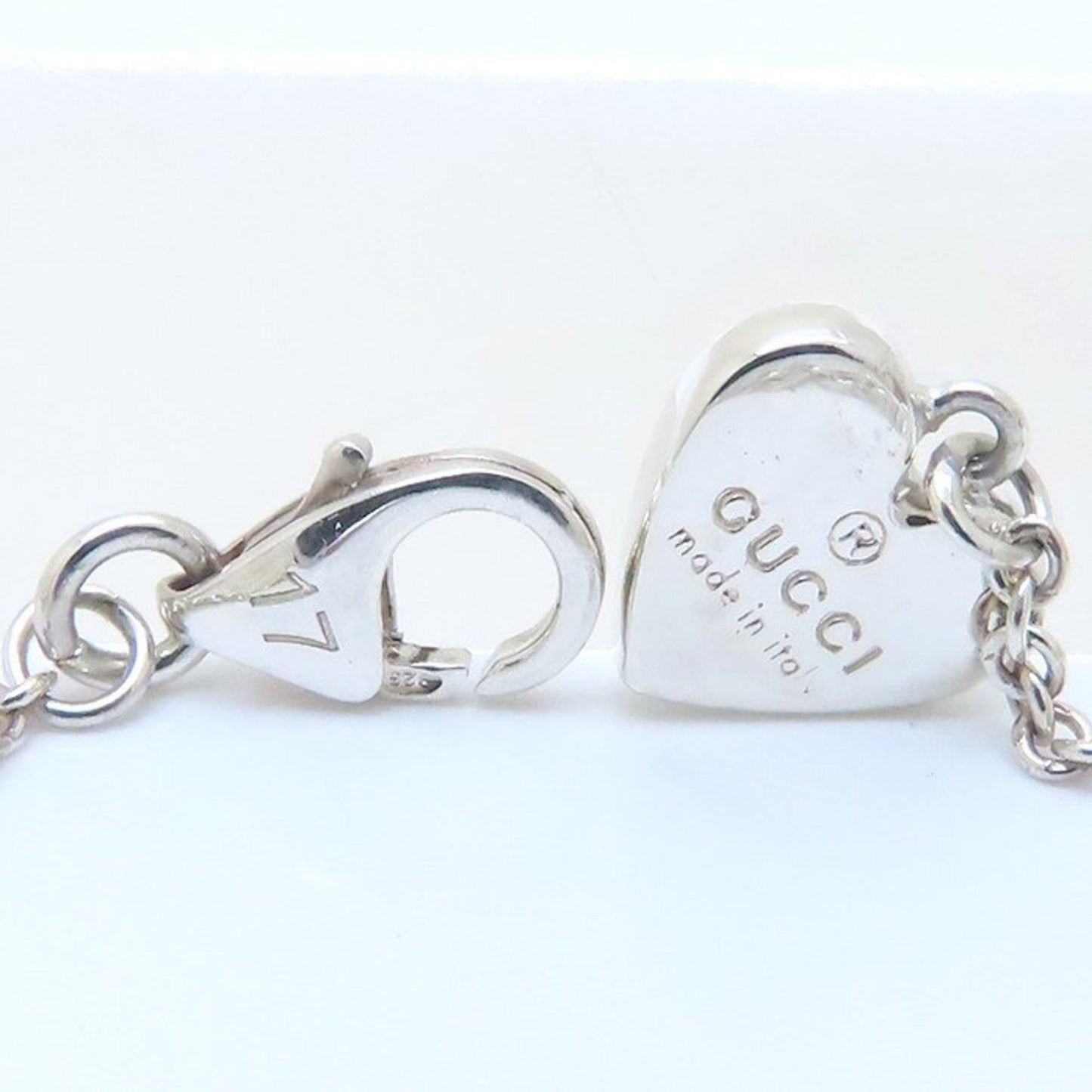 GUCCI Blind for Love Bracelet with Cubic Zirconia #17 and Silver 925 294065