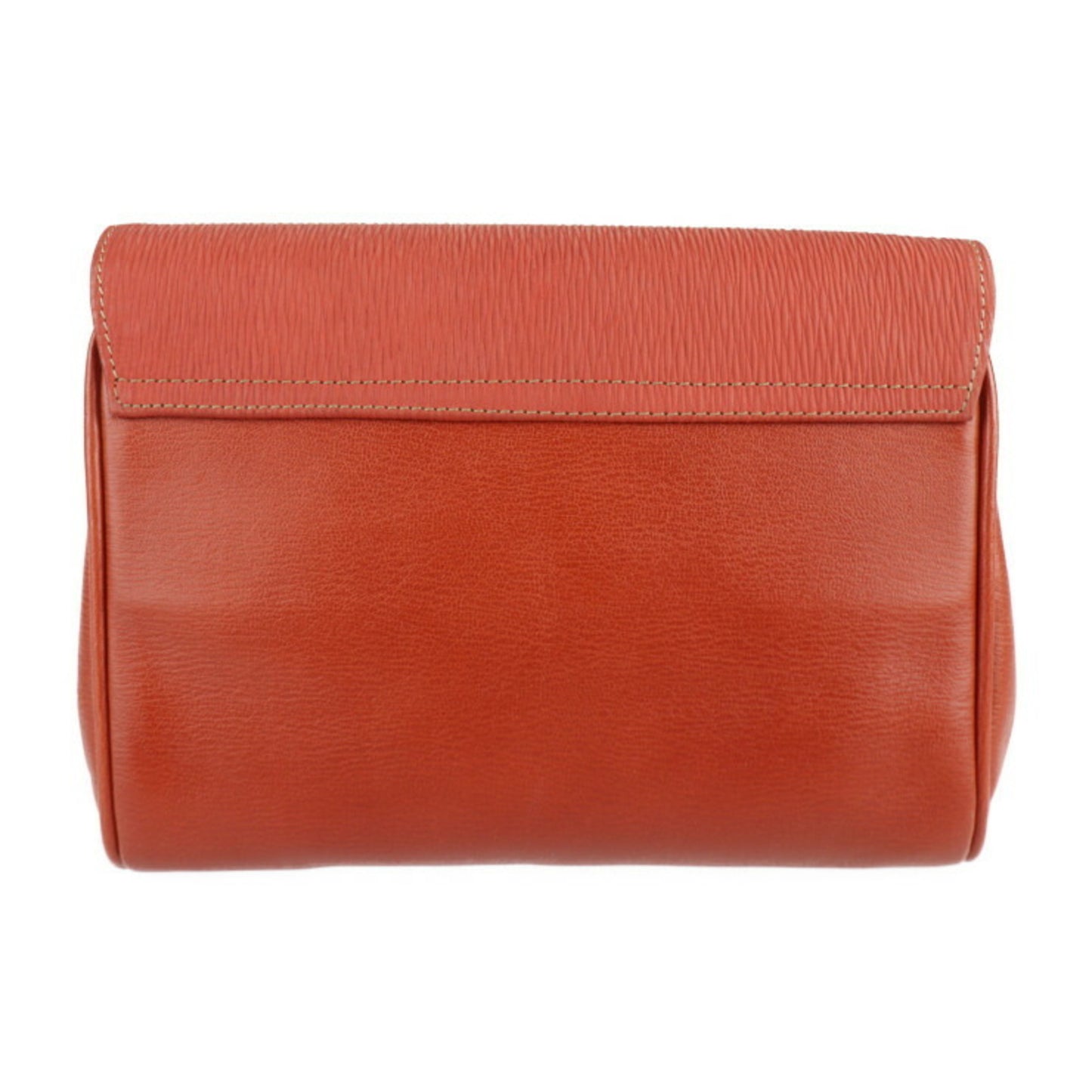 LOEWE Loewe Velazquez Twist Clutch Bag Leather Vermillion Series Second