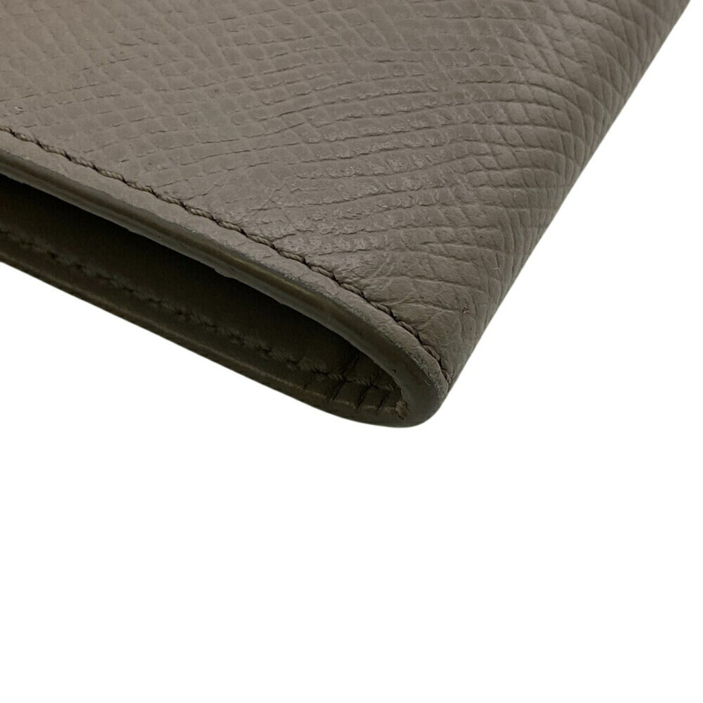 CELINE Medium Strap Bi-fold Wallet Beige Women's