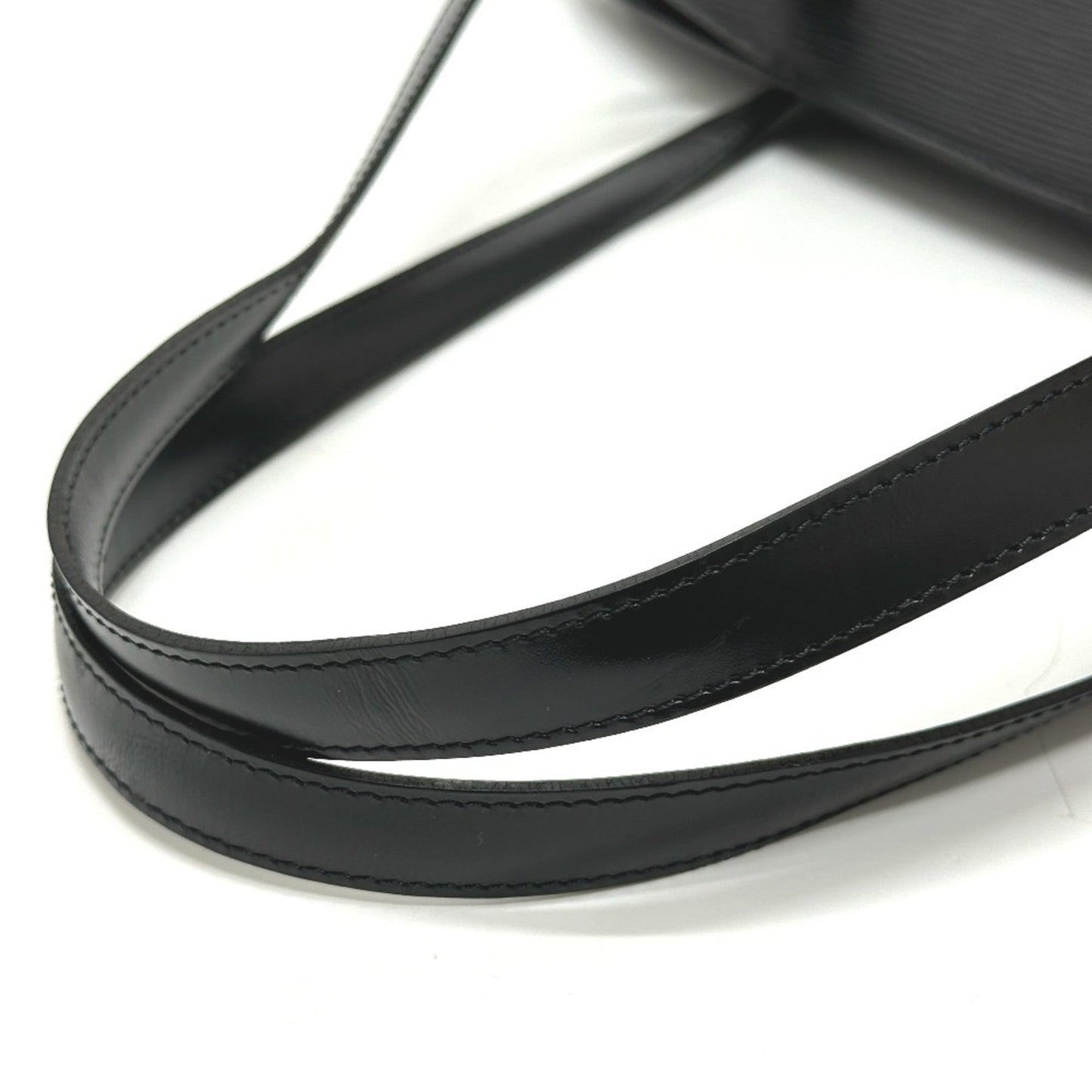 LOUIS VUITTON M52262 Saint-Jacques Shopping Shoulder Tote Bag, Epi Leather, Women's, Noir, Black