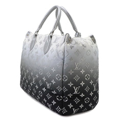 Louis Vuitton Onthego MM LV SKI 2-way Tote Shoulder Handbag Monogram Nylon Frost M11847 RFID — Like New