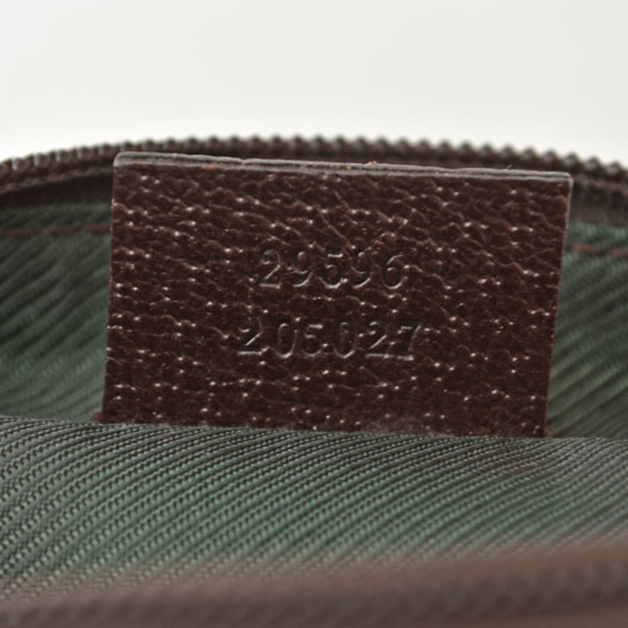 Gucci pouch, GUCCI GG canvas / brown beige, 29596 — Like New