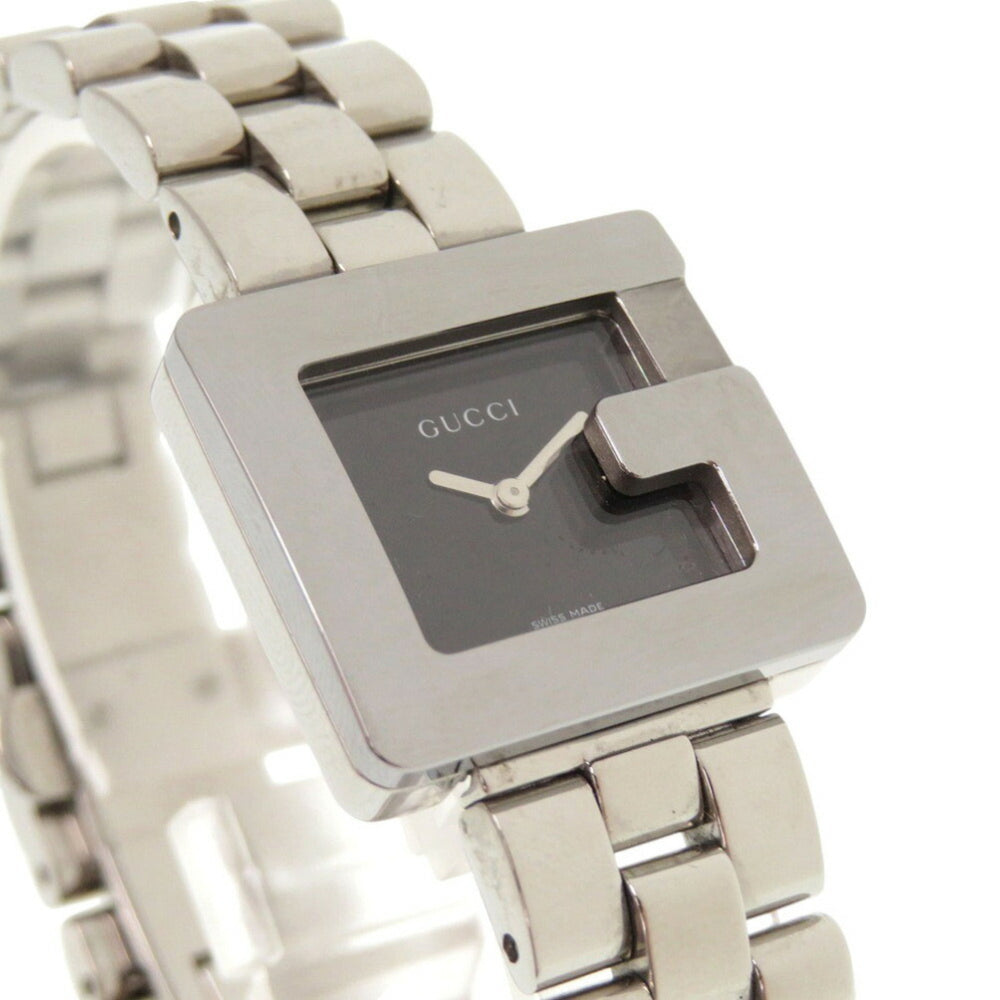 Gucci 3600L Stainless Steel Black Silver Dial Quartz Watch 1749GUCCI — Good