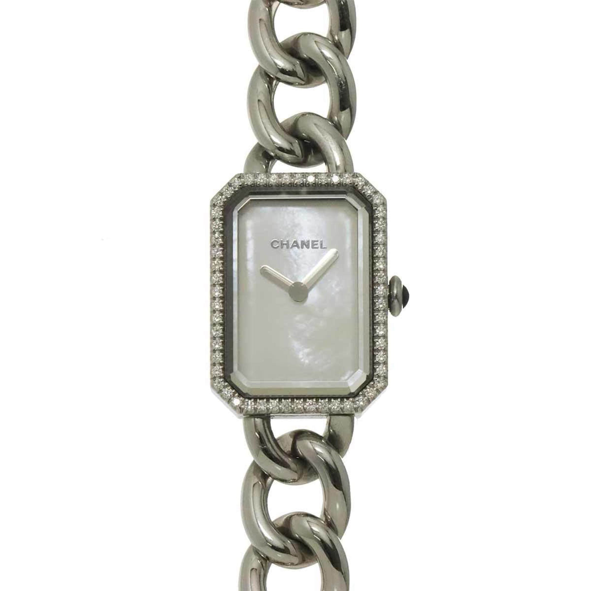 Chanel Premiere H3253 Diamond Bezel Women's Watch White Shell Quartz — Very Good