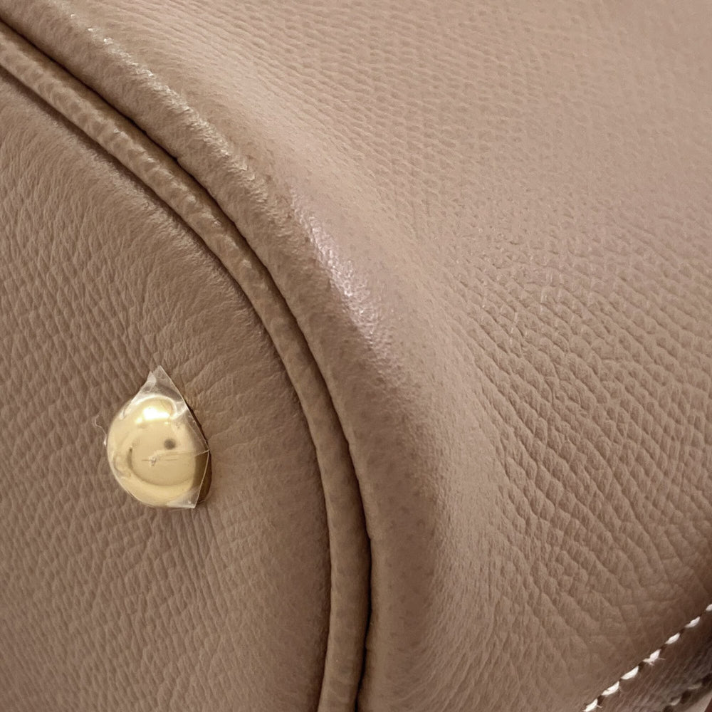 Hermes Bolide 1923 25 Etoupe Gold Hardware Handbag Epsom Leather Women's HERMES — Like New