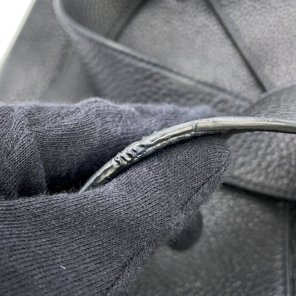 Prada Vitello Dino Triangle Backpack in Leather (2VZ099) - Black