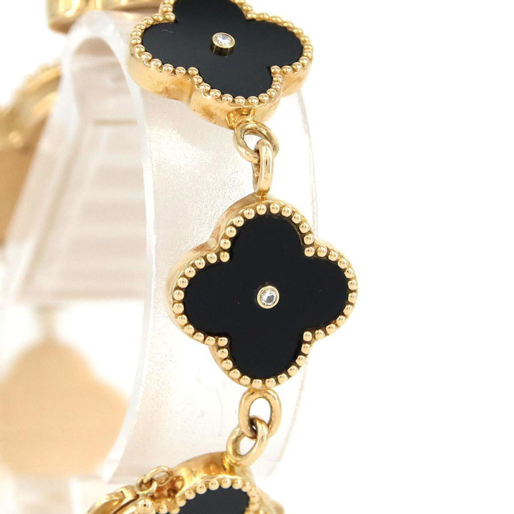 Van Cleef & Arpels Alhambra YG 4P 122974 Quartz Watch — Very Good