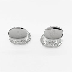 GUCCI Interlocking Cufflinks with Logo, SV925, Men's — Like New