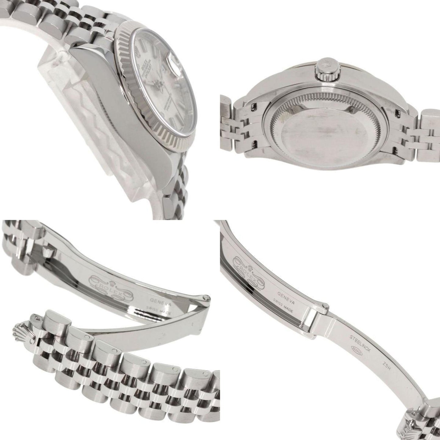 Rolex 279174 Datejust 28 Watch Stainless Steel SS K18WG Ladies ROLEX