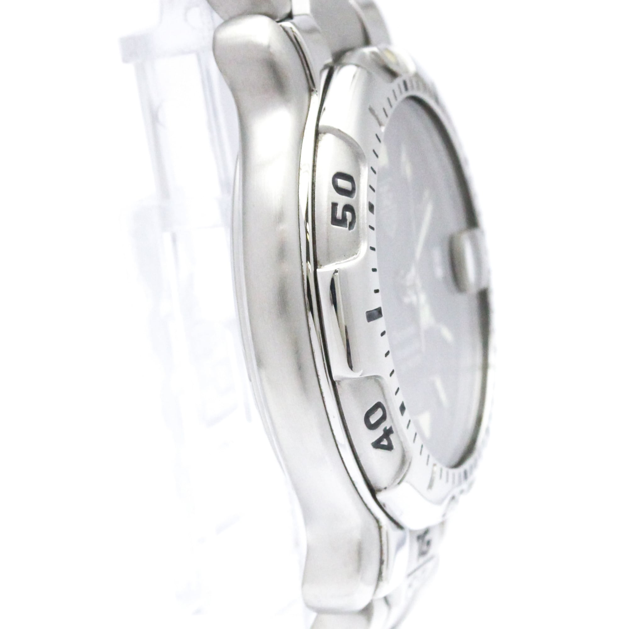 TAG HEUER 6000 Chronometer Steel Automatic Mens Watch WH5212 Polished — Very Good