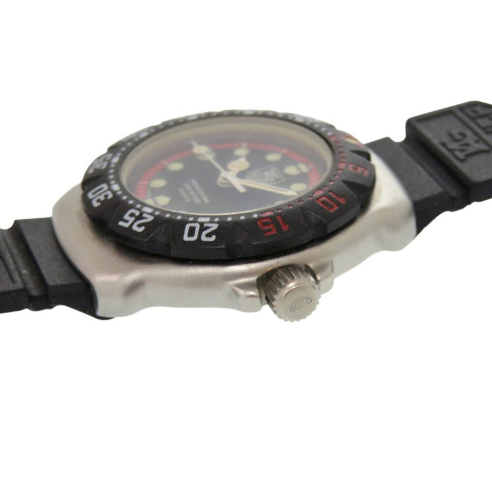 TAG Heuer Formula 1 374.508 Stainless Steel Rubber Black Quartz Watch with Dial 1729 — Very Good