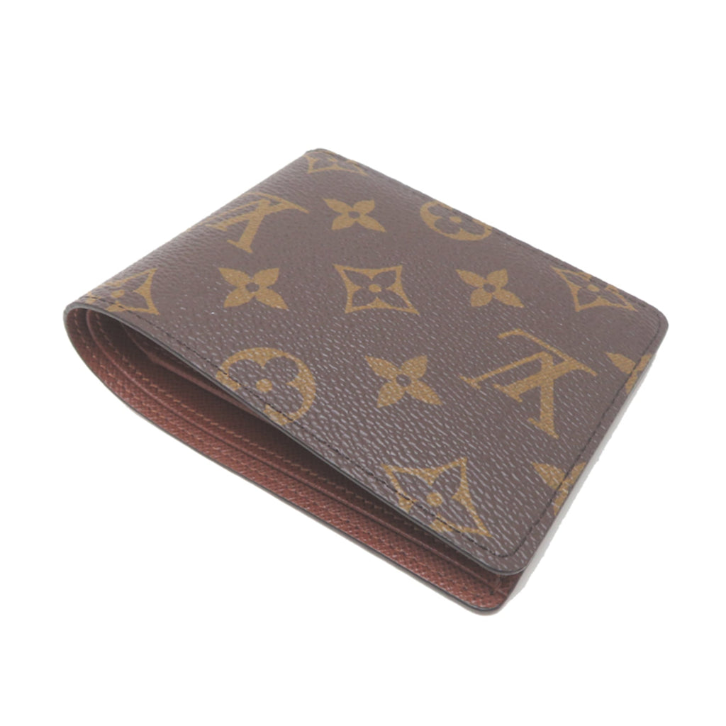 Louis Vuitton Multiple Men's Bifold Wallet M60895 Monogram Brown