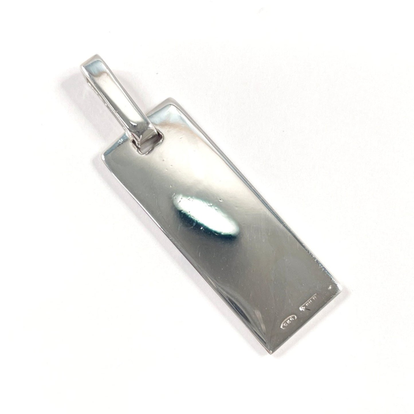 GUCCI Gucci Plate Pendant Top, Sterling Silver, Unisex