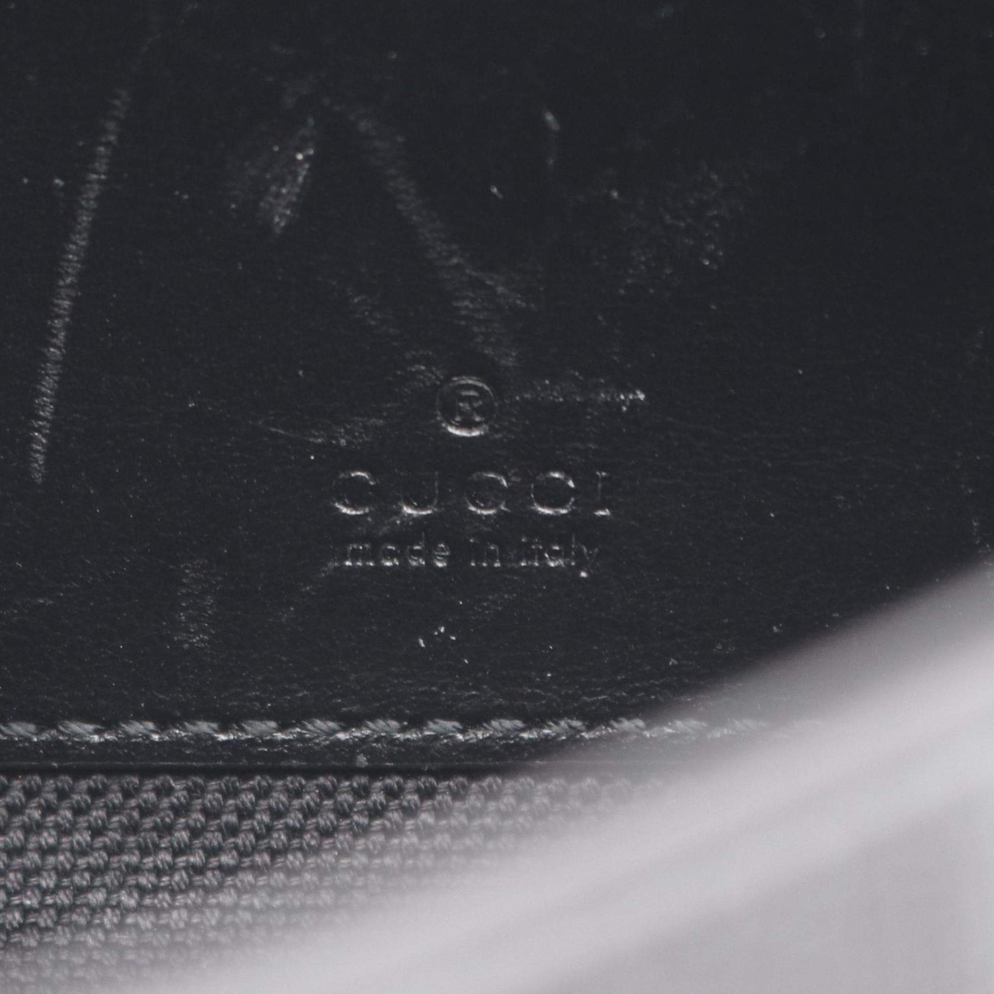 Gucci GG Super Mini Bag, Sherry Line, Supreme, Shoulder Bag/Handbag, Coated Canvas, Men's, Black, 791741