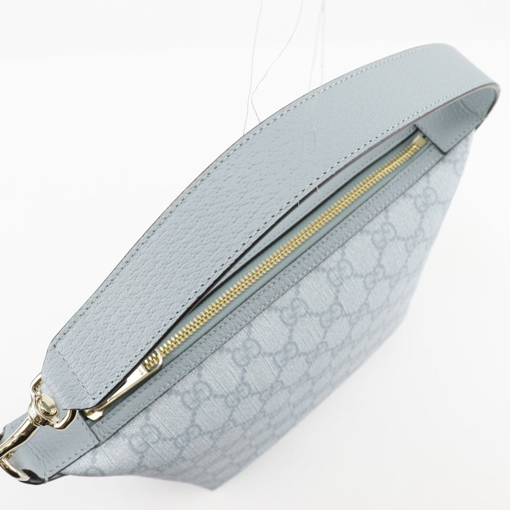 Gucci Ophidia Super Mini Shoulder Bag 795170 FAD09 8741 in GG Supreme Canvas, Dusty Blue. Women's. S173025653 — Like New