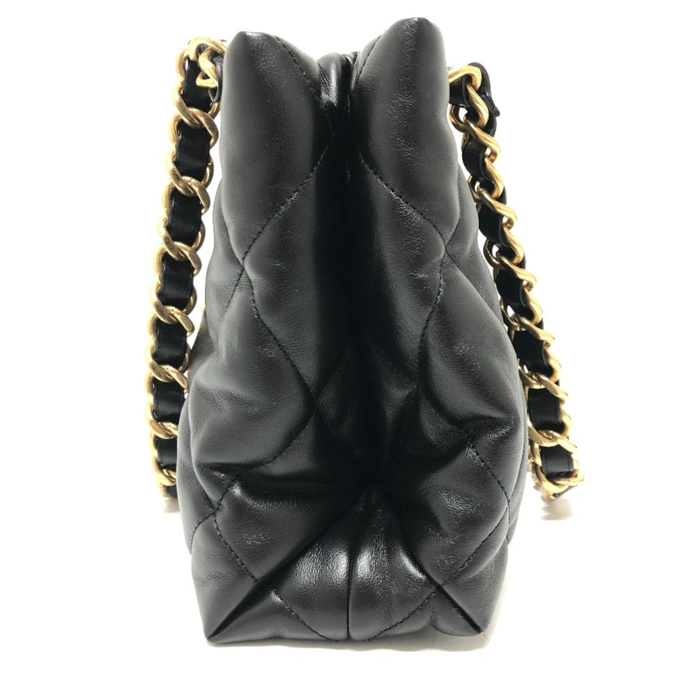 Chanel AS3502 CC Mark CC Chain bag Shoulder Shoulder Bag Black GoldHardware — Like New