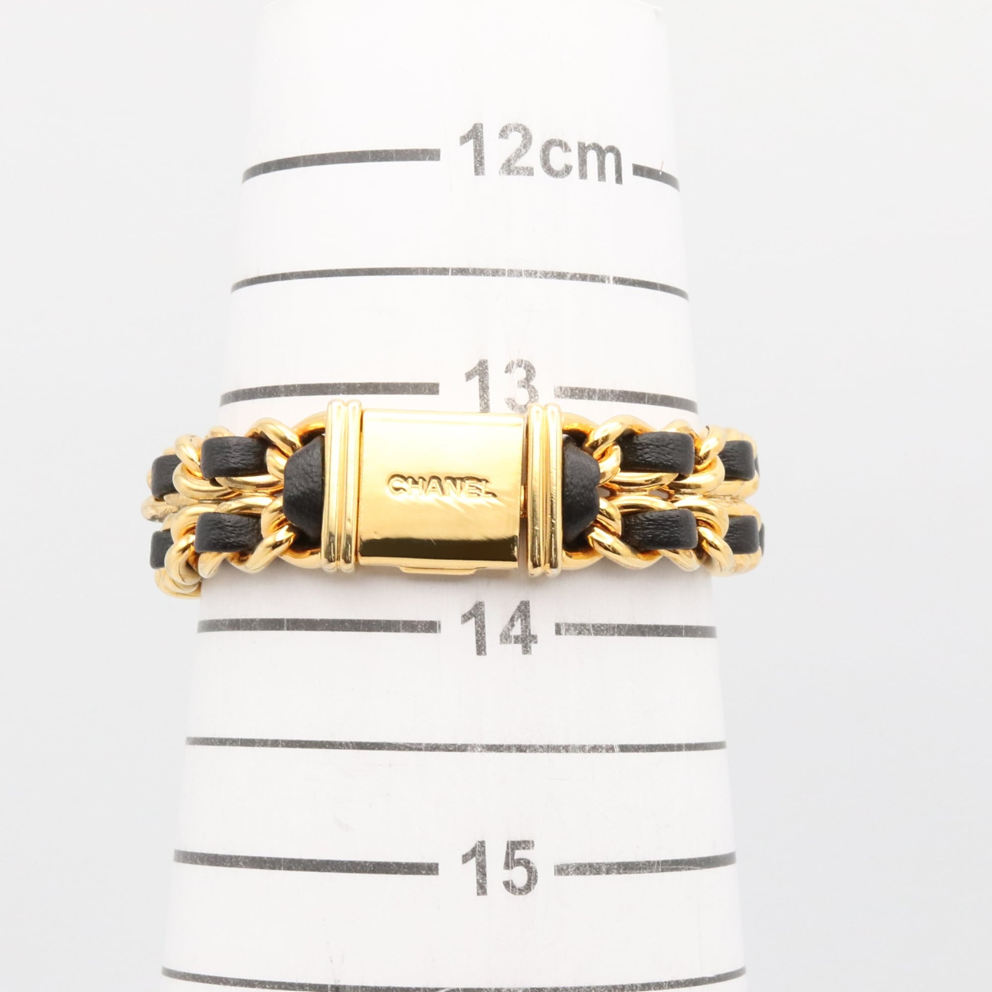 Chanel CHANEL Première S Watch, Gold Plated (GP), Leather Strap, Women's, Black, H0001 — Very Good