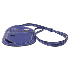 HERMES (U stamp) Chevre Mysore In-the-Loop To Go Wink GM Smartphone Shoulder Bag/Case - Blue Electric Women's — Like New