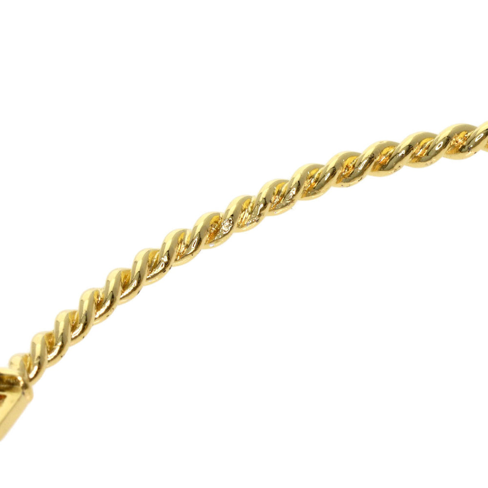 Christian Dior Twist Motif Bracelet, 18K Yellow Gold/18KWG, Women's — Like New