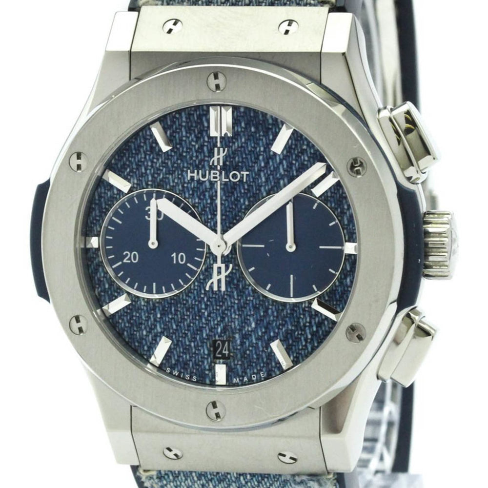 HUBLOT Classic Fusion Jeans Mens Watch 521.NX.2770.NR Polished — Very Good