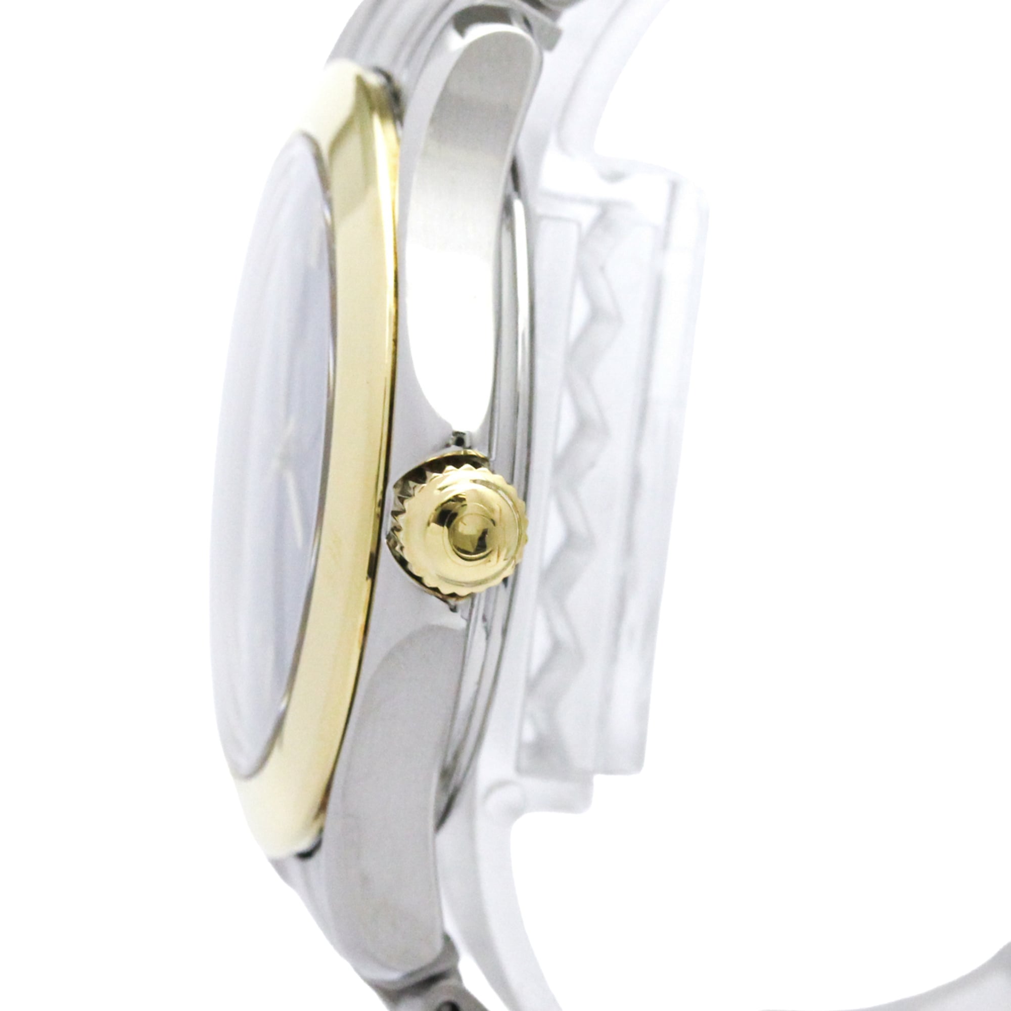 OMEGA Seamaster 18K Gold Steel Quartz Ladies Watch 2411.80 Polished — Very Good