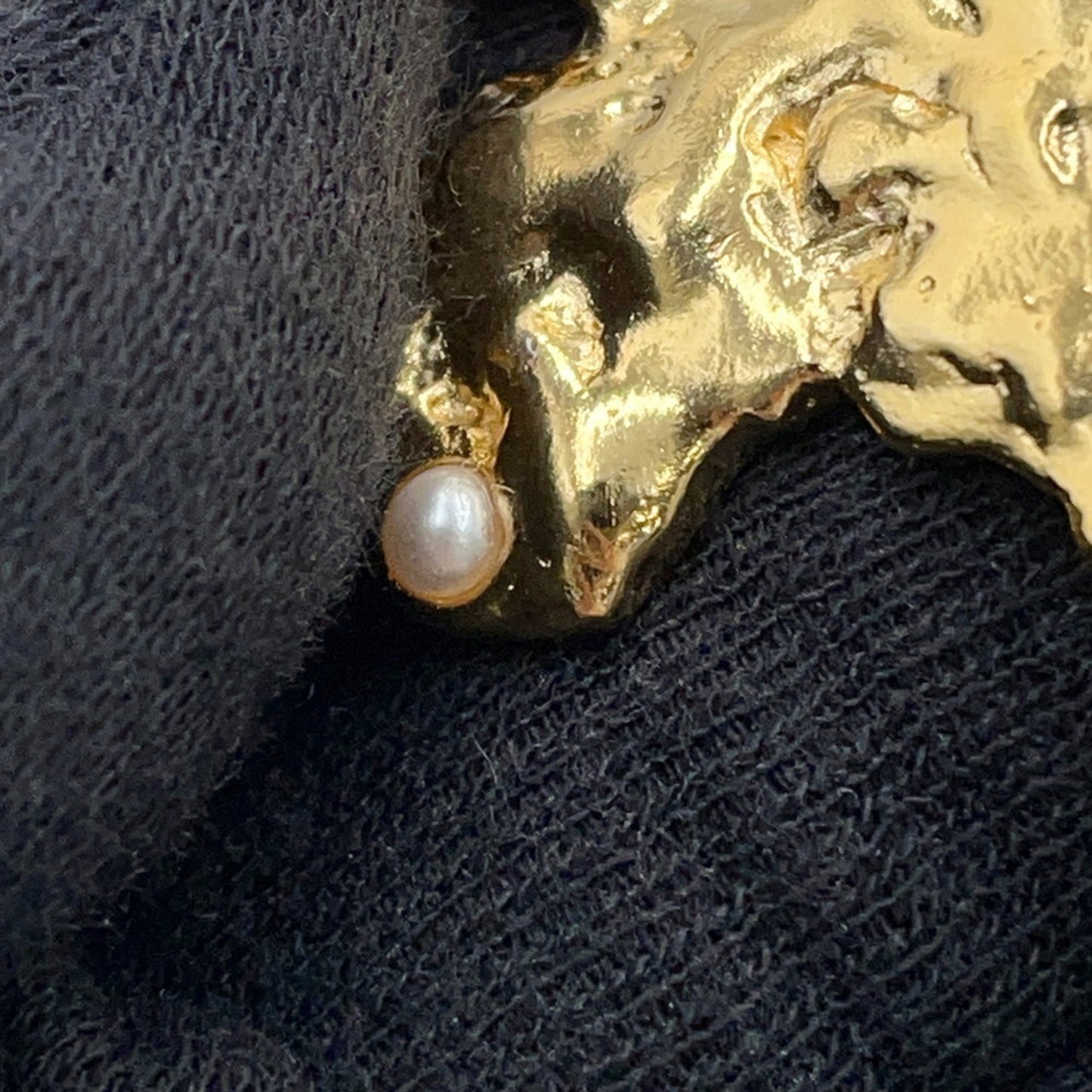 Chanel Necklace with Coco Mark, African Continent Motif, Faux Pearls and Rhinestones, G23A CHANEL