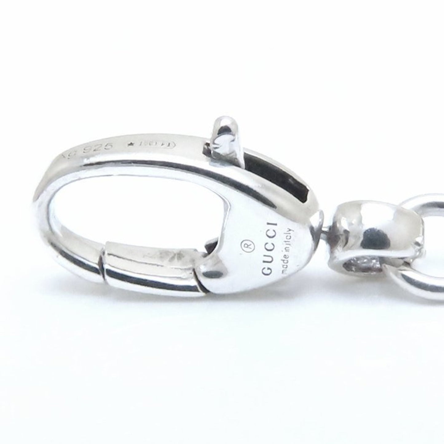 GUCCI Interlocking G Necklace Silver 925 293964