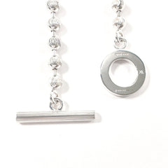 GUCCI Ball Chain Necklace 602736 J8400 8106, Sterling Silver 925, Unisex — Like New
