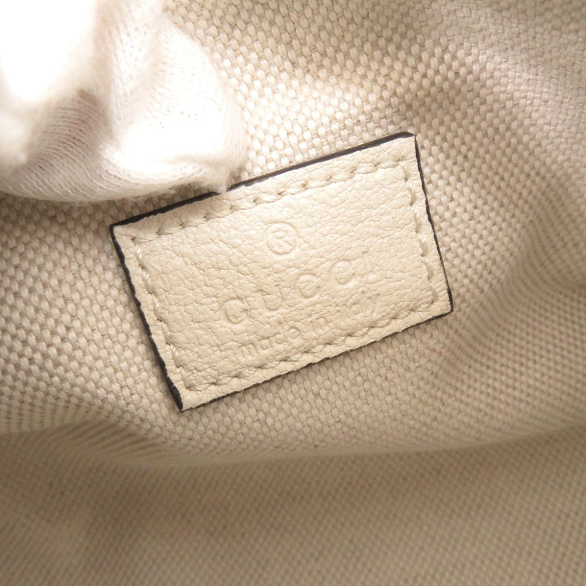 Gucci Blondie 760170 Leather White One-Shoulder Bag 1305GUCCI — Like New