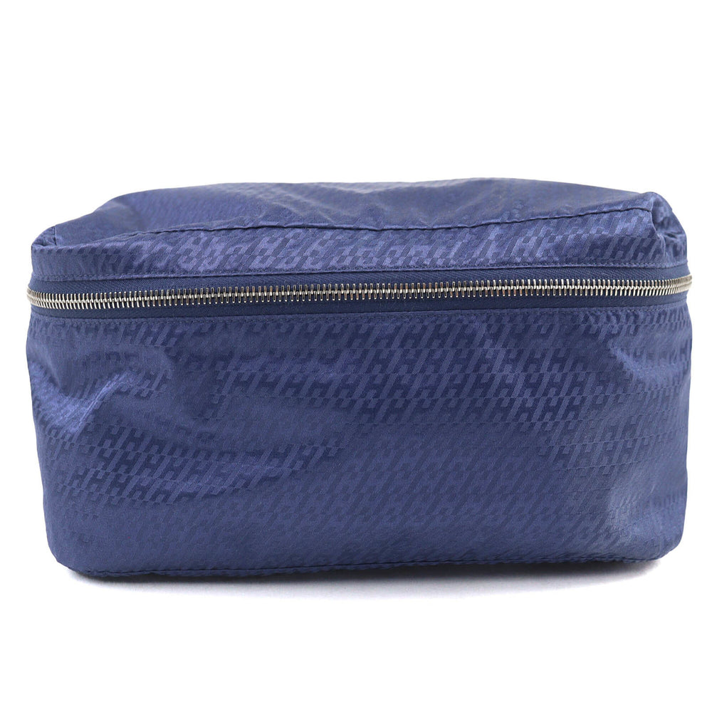 HERMES Hermes Wousse de Voyage PM 100% Silk Pouch, Blue, B Stamp, Made in France, Women's, Highly Recommended ◎ — Like New