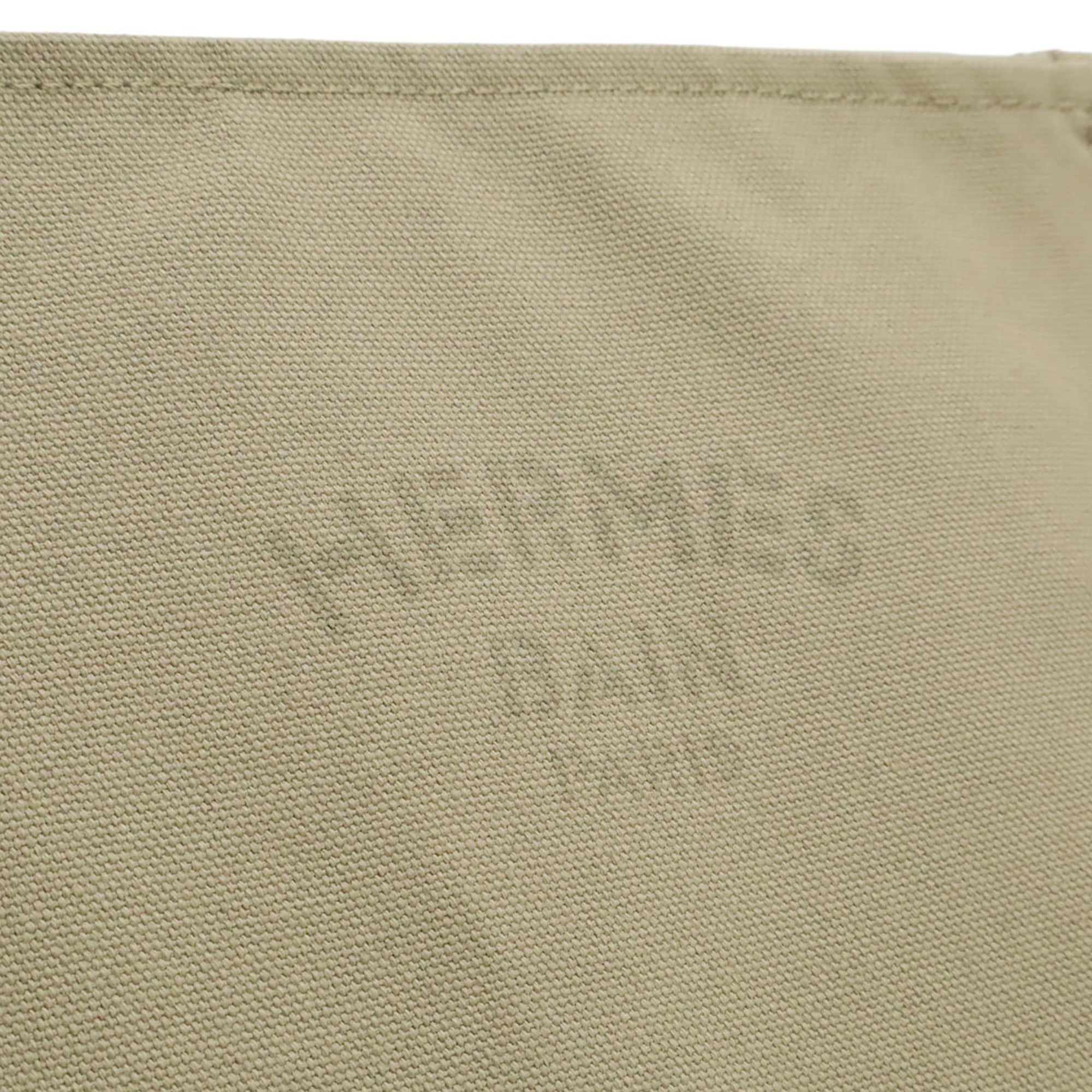 HERMES New Yachting PM Flat Pouch Handbag Canvas Leather Sand Beige — New - Store Return