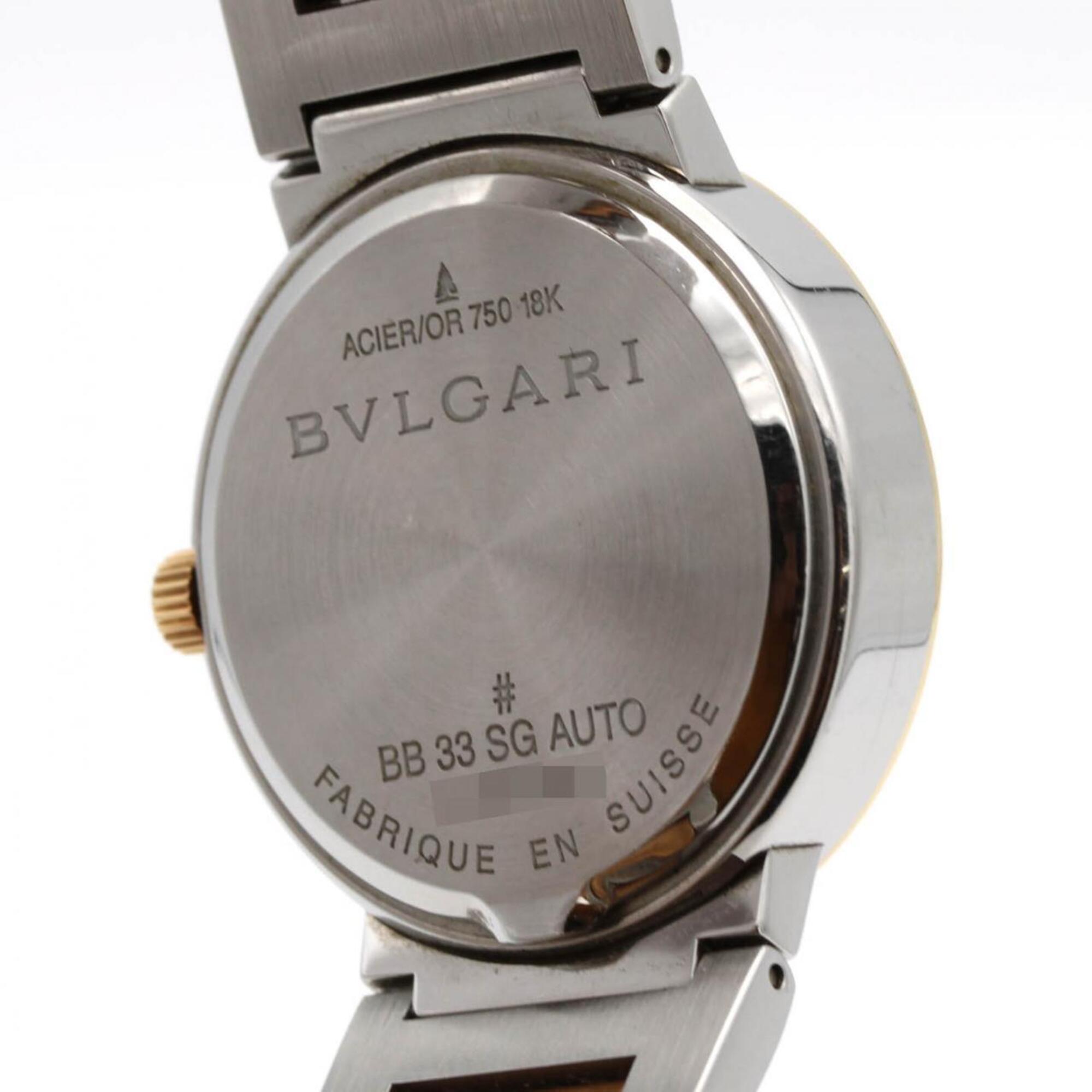 Bulgari Combination BB33SGAUTO BB33WSGD AT SSxYG Automatic Watch — Good