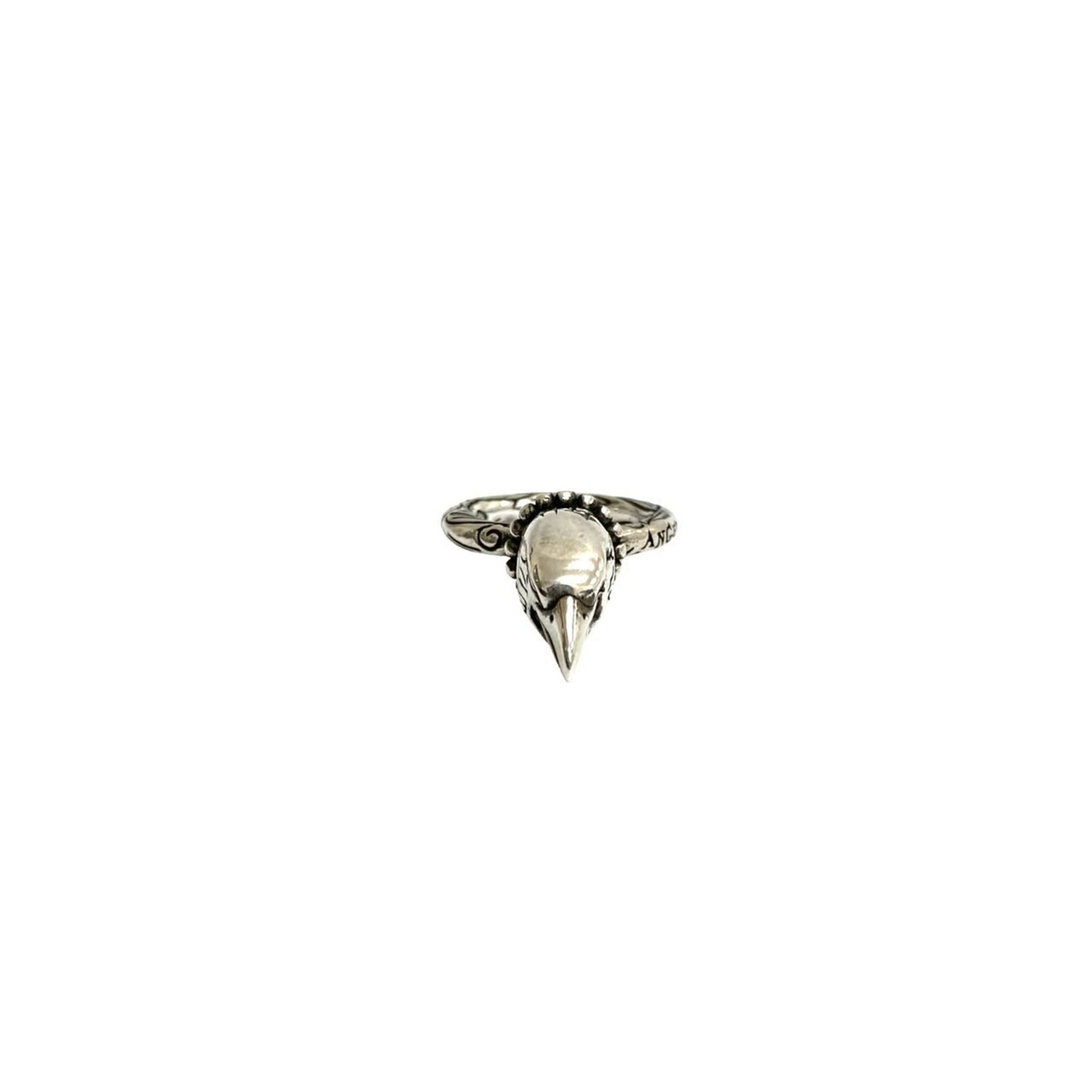 GUCCI Anger Forest Eagle Head Ring in 925 Sterling Silver, Women's, 34278