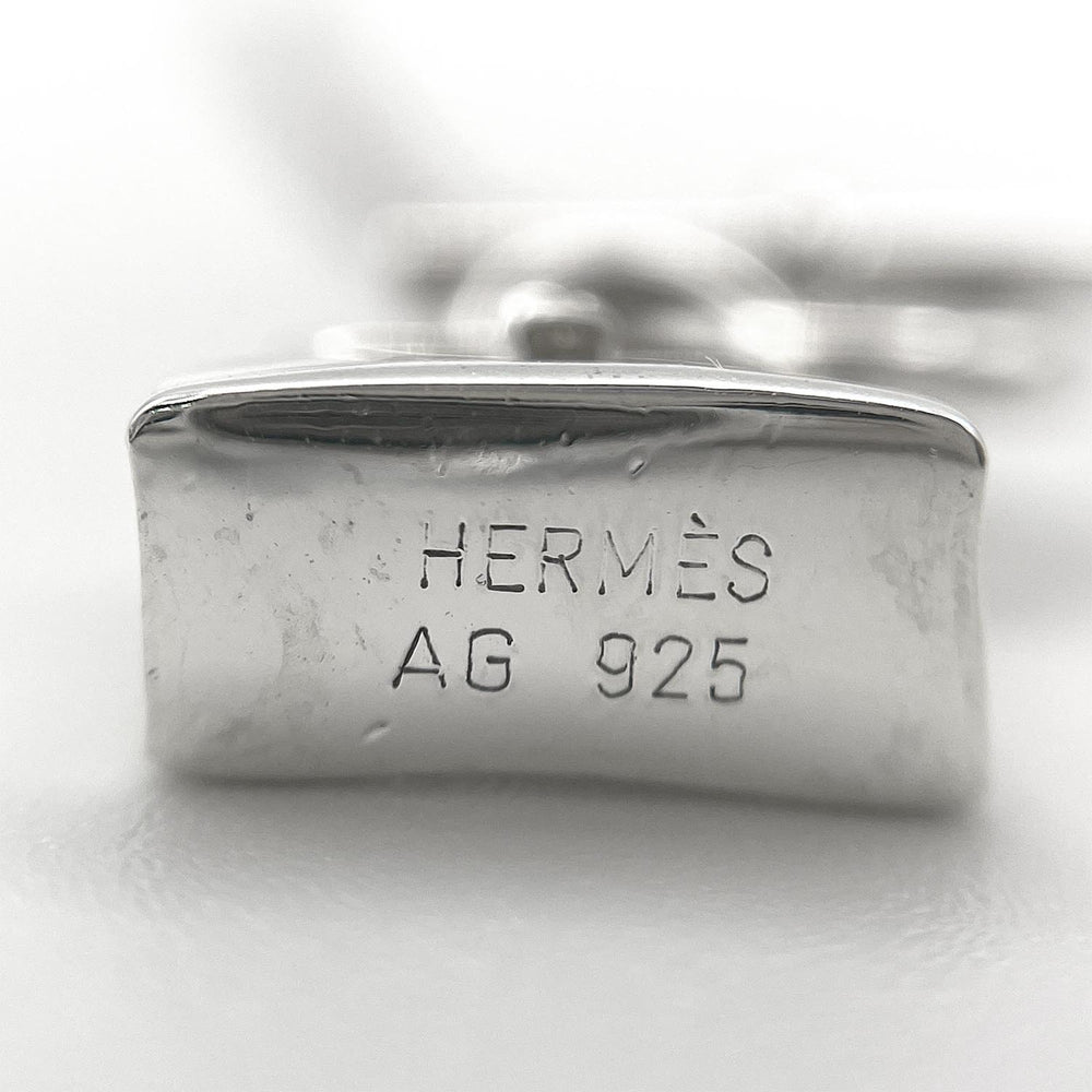 HERMES Amulette Kelly Charm Necklace Pendant Toggle SV925 Men's Women's — Like New