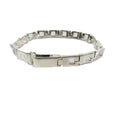 GUCCI G logo chain bracelet in 925 silver. Accessory jewelry for men and women.