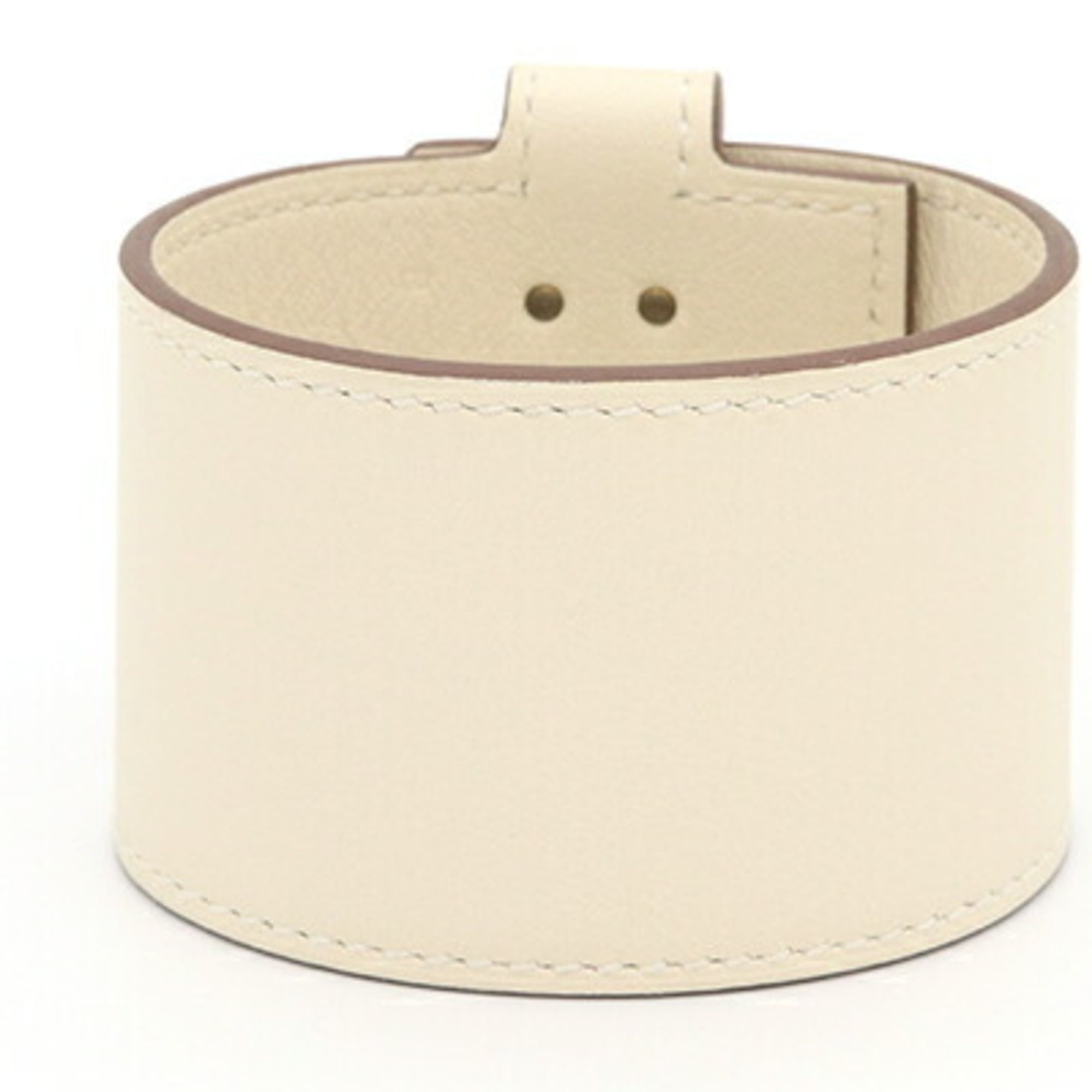 Hermes Kelly Twist Bracelet H011078 Nata Golden Yellow Veau Swift Leather □B Stamp 2023 Production Bangle Women's HERMES — Like New