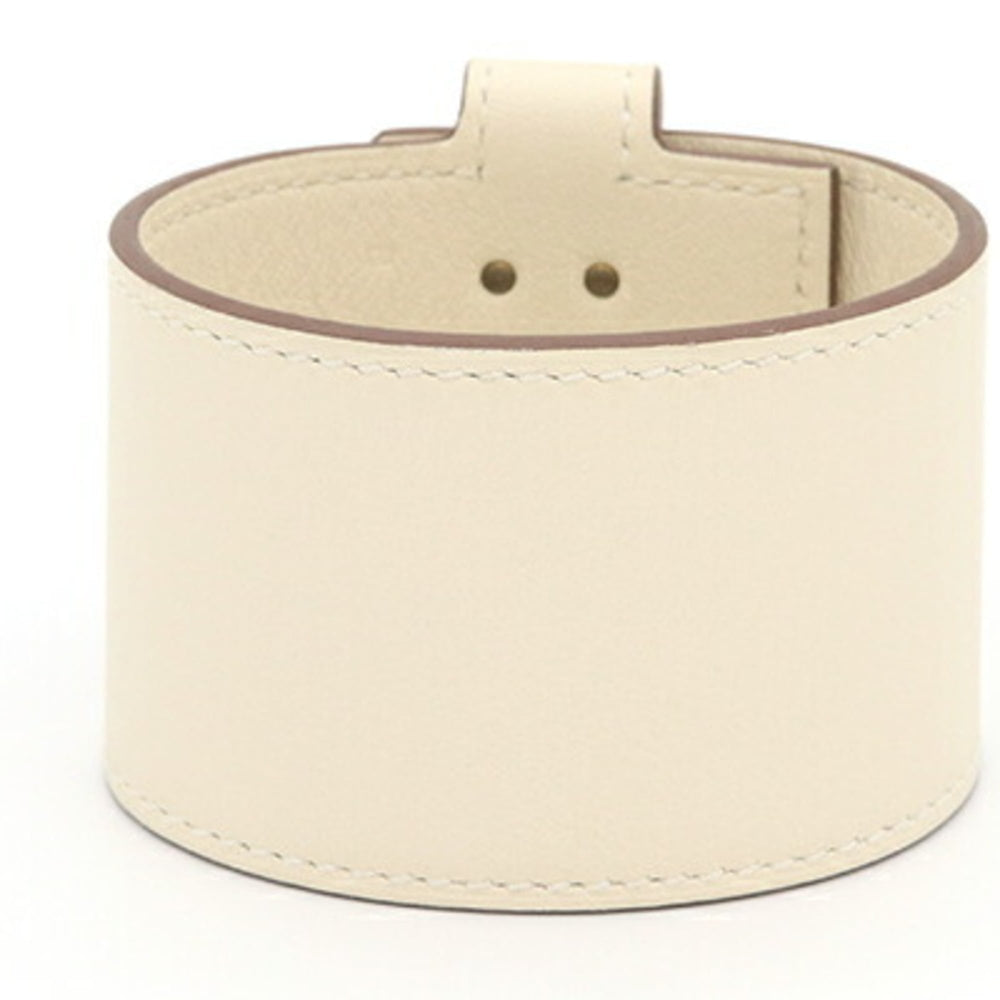Hermes Kelly Twist Bracelet H011078 Nata Golden Yellow Veau Swift Leather □B Stamp 2023 Production Bangle Women's HERMES — Like New