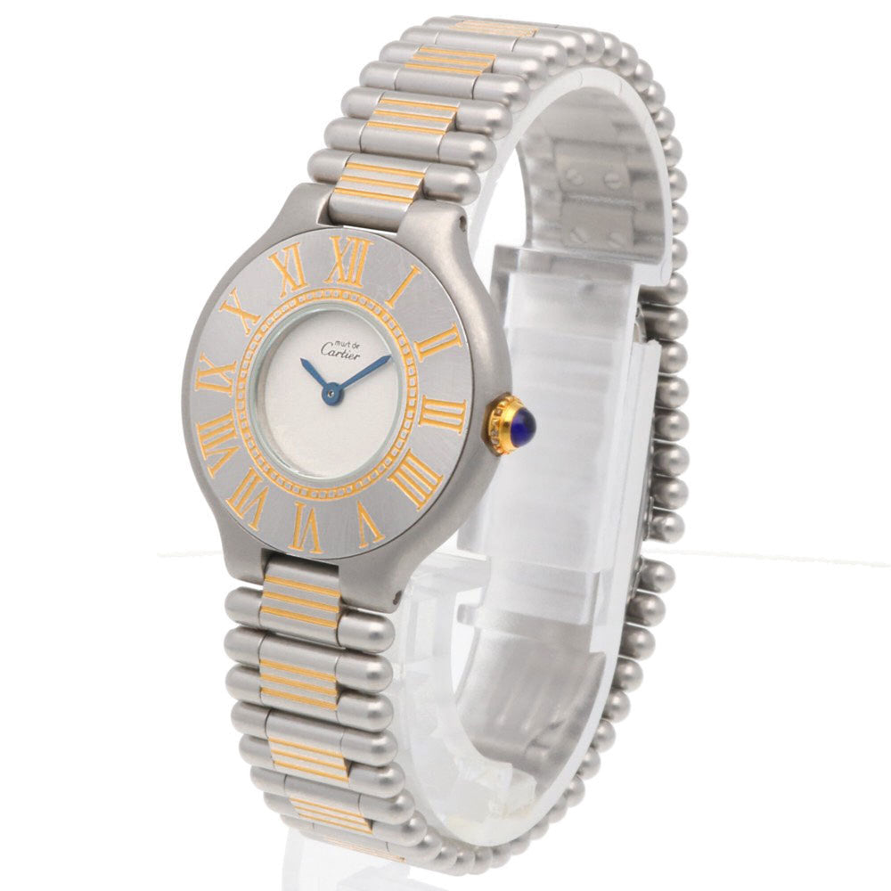 Cartier Must 21 Wristwatch, Stainless Steel, Automatic Winding, Overhauled, Men's/Women's, Used — Good