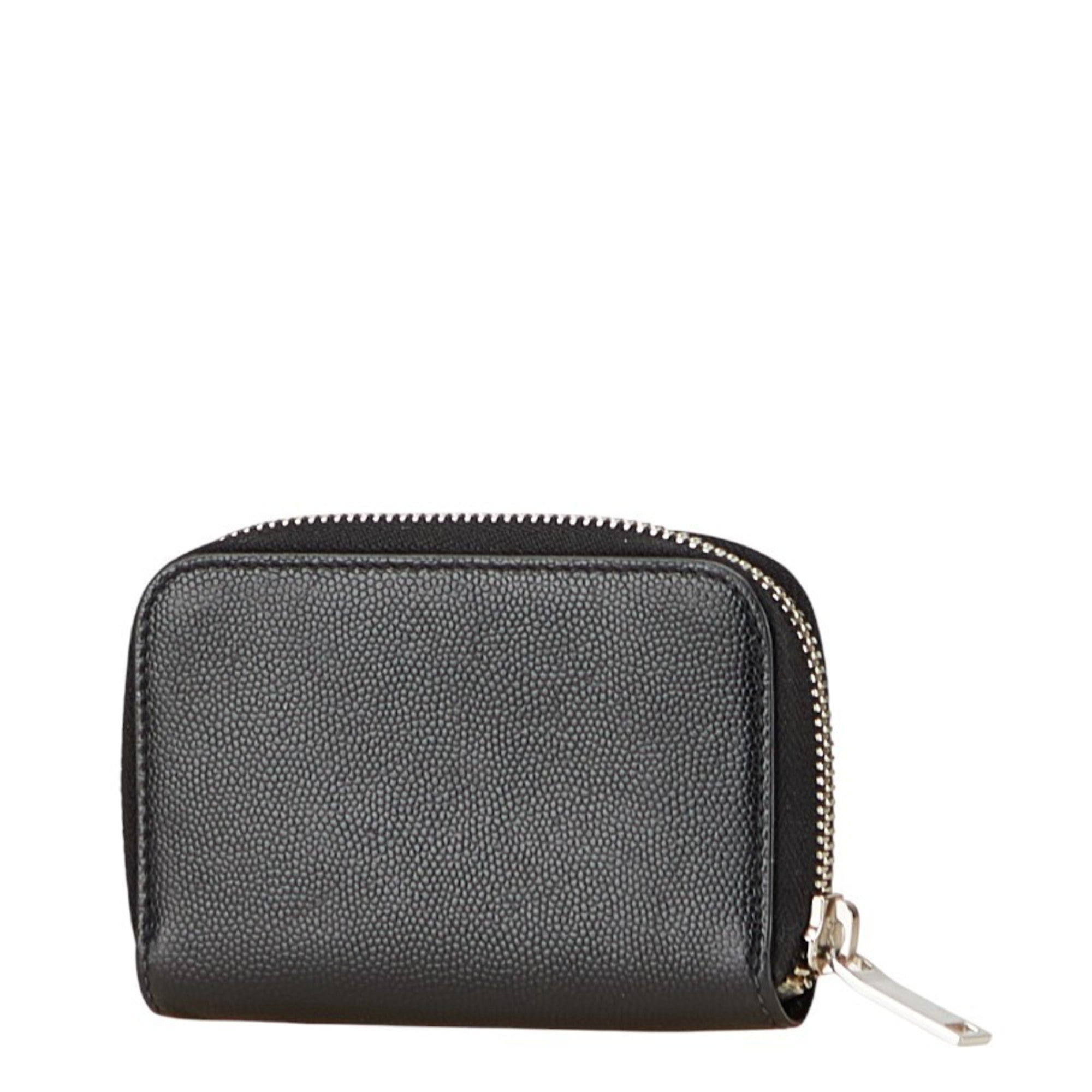 Saint Laurent 506522 Women's Leather Coin Purse/coin Case Black
