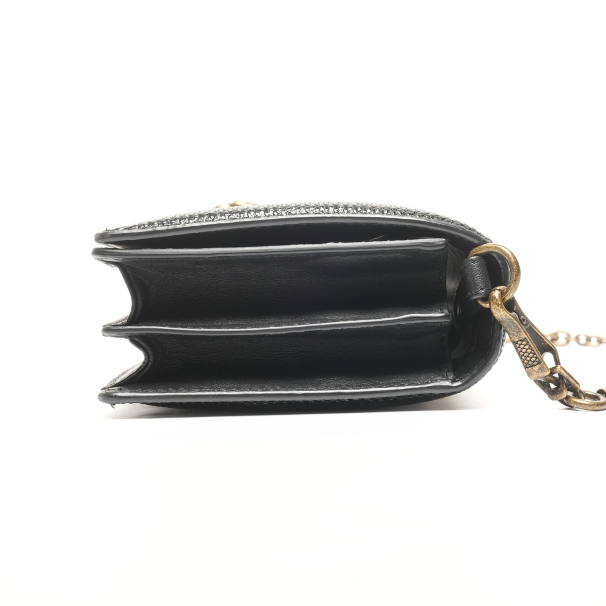 Bottega Veneta Clutch Knot Flap Shoulder Bag in Gold