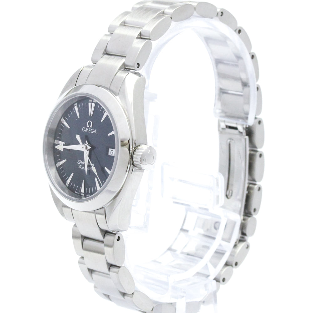 OMEGA Seamaster Aqua Terra Steel Quartz Ladies Watch 2577.80 Polished — Very Good