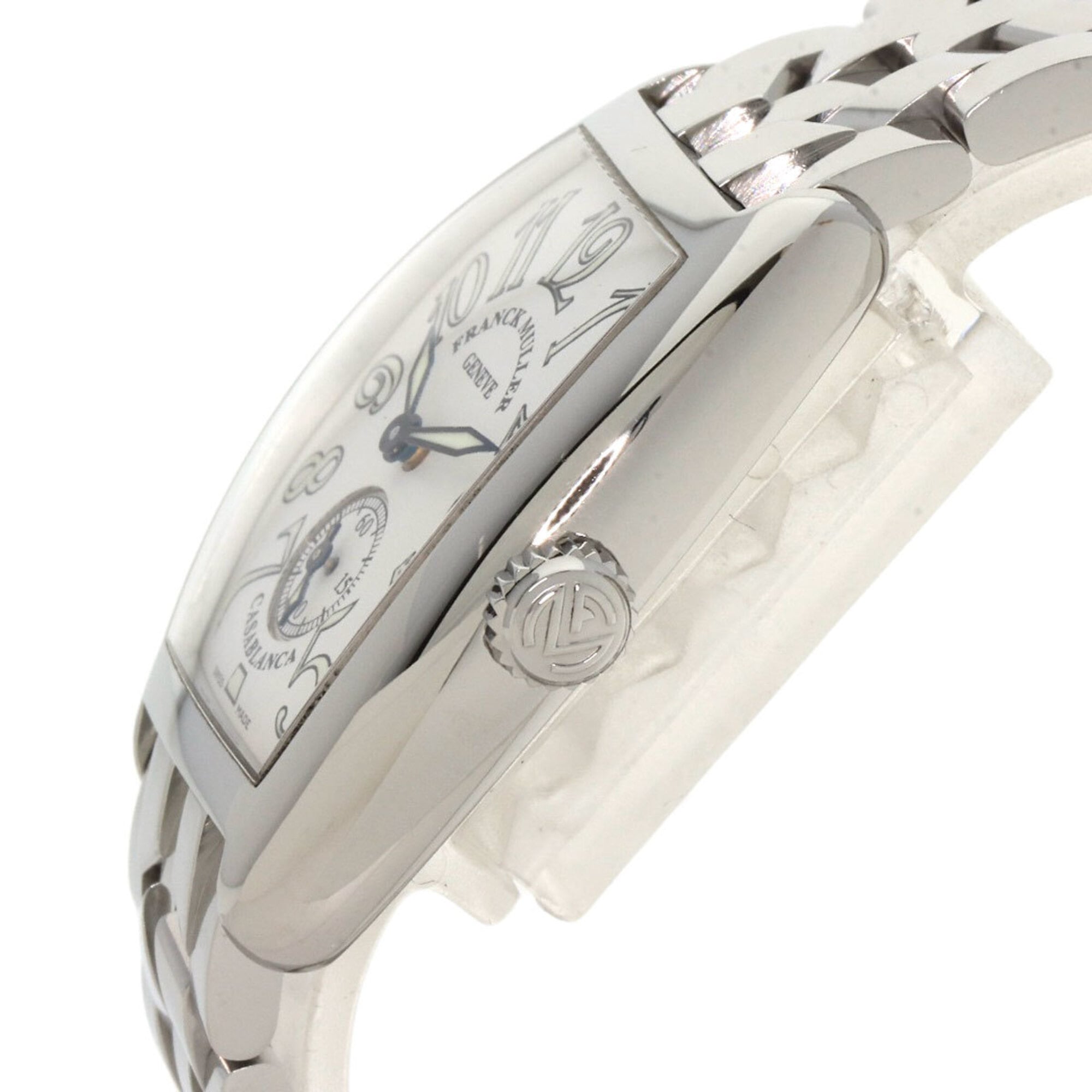 Franck Muller 1750S6 Tonneau Curvex Watch Stainless Steel SS Ladies FRANCK MULLER — Very Good