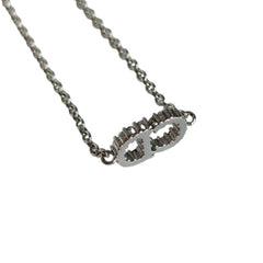 Christian Dior Clair D Lune Rhinestone Chain Bracelet in Silver Metal, Women's, Luxs, Pre-owned Brands — Like New