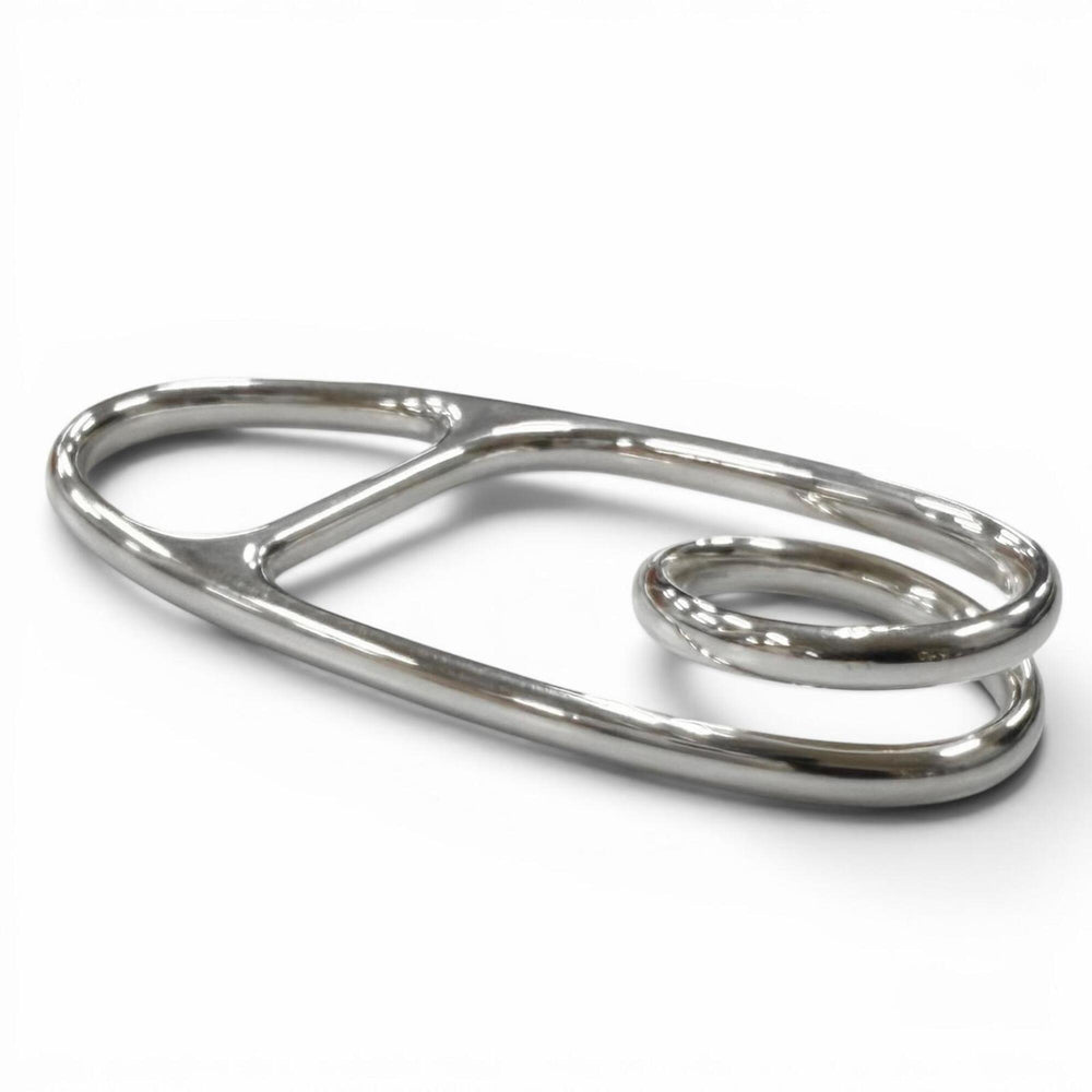 HERMES (Hermes) 2023 model, SV925 Chaine d'Ancre Punk Triple Ring, Silver, Size 56, Made in France, Weight 18.7g, Men's, Comes with Box — Like New