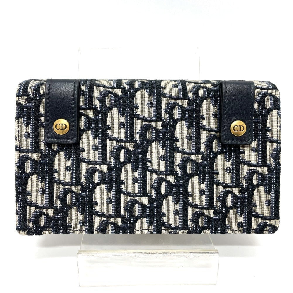 Christian Dior Dior S5619CTZQ_M928 Oblique Trotter Saddle Belt Pouch Bag Waist Body Leather Canvas Men's Navy — Like New