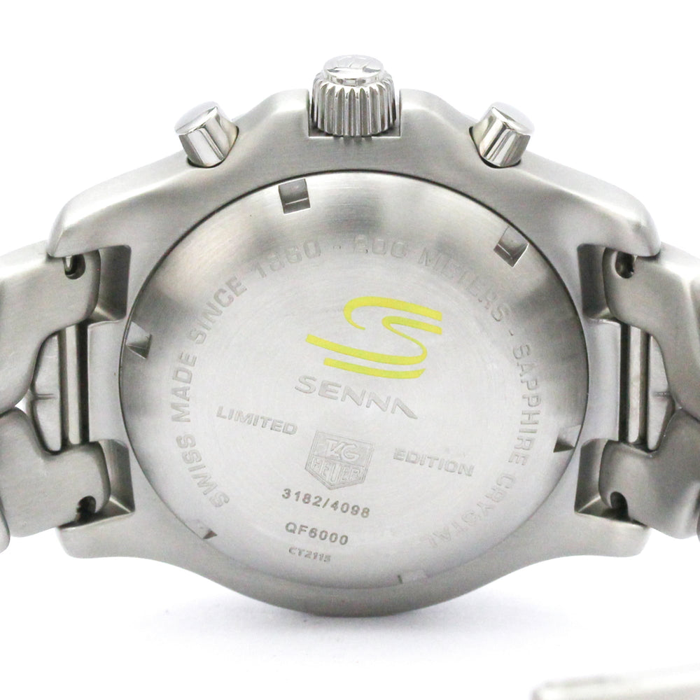 TAG HEUER Link Chronograph Ayrton Senna Limited Watch CT2115 Polished — Very Good